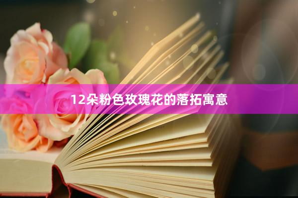 12朵粉色玫瑰花的落拓寓意